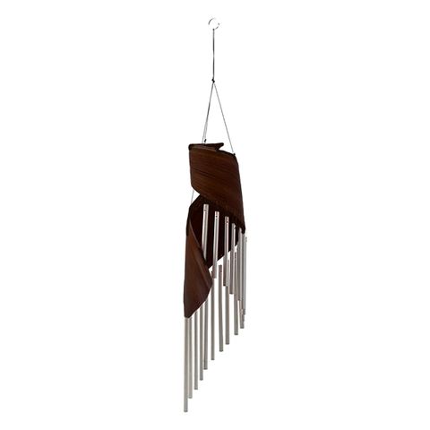 Chocolate Coconut Leaf Wind Chimes