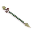 Green Adventurine  Happiness Shiva Lingam Magic Wand