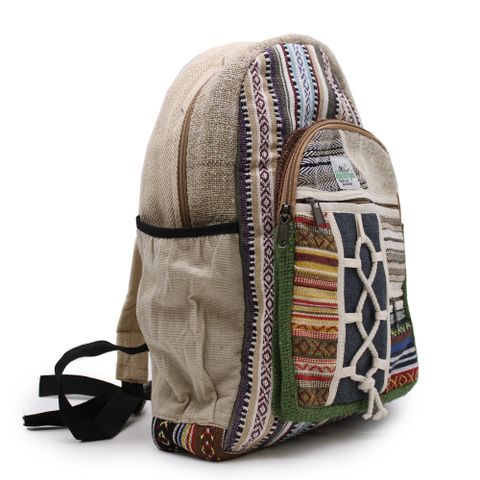 Rope & Pockets Style Large Backpack