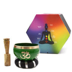 Tree of Life Green Singing Bowl Set