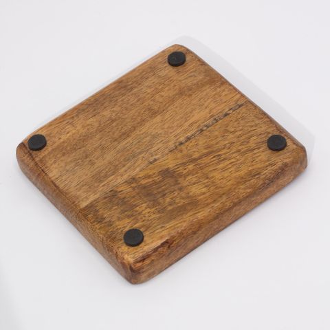 Teal Mushroom Big Square Trinket Tray