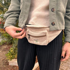 Natural Cotton Hemp Style Belt Bag