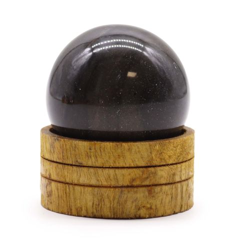 Ocean Agate Gemstone Sphere  with Stand