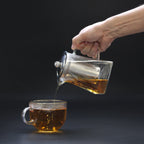 Eleanoras Tower Shape Glass Infuser Teapot  350ml Teapots
