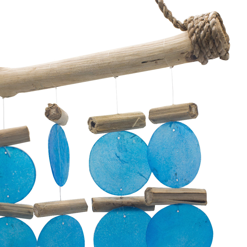 Eleanoras Blue Driftwood Chime Windchimes