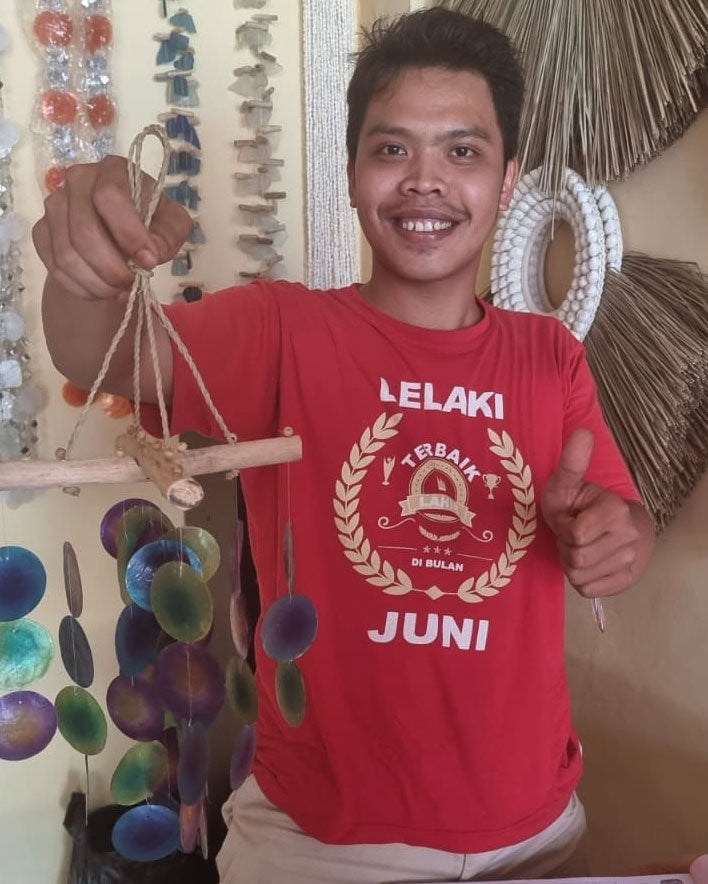 Eleanoras Blue Driftwood Chime Windchimes