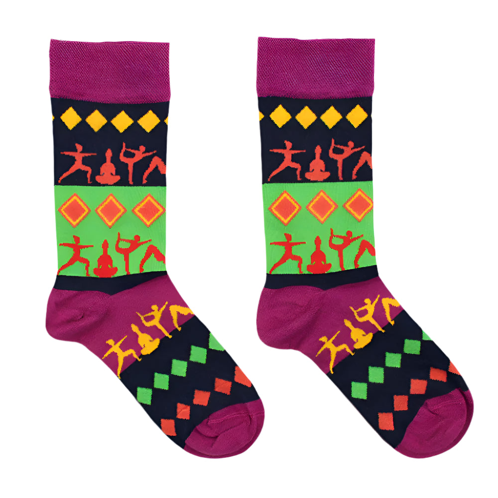 Eleanoras Yoga Poses Hop Hare Bamboo Socks M/L Socks