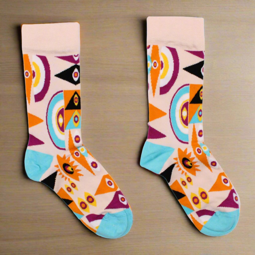 Eleanoras PSYCHEDELIC EVIL EYE BAMBOO SOCKS S/M Socks