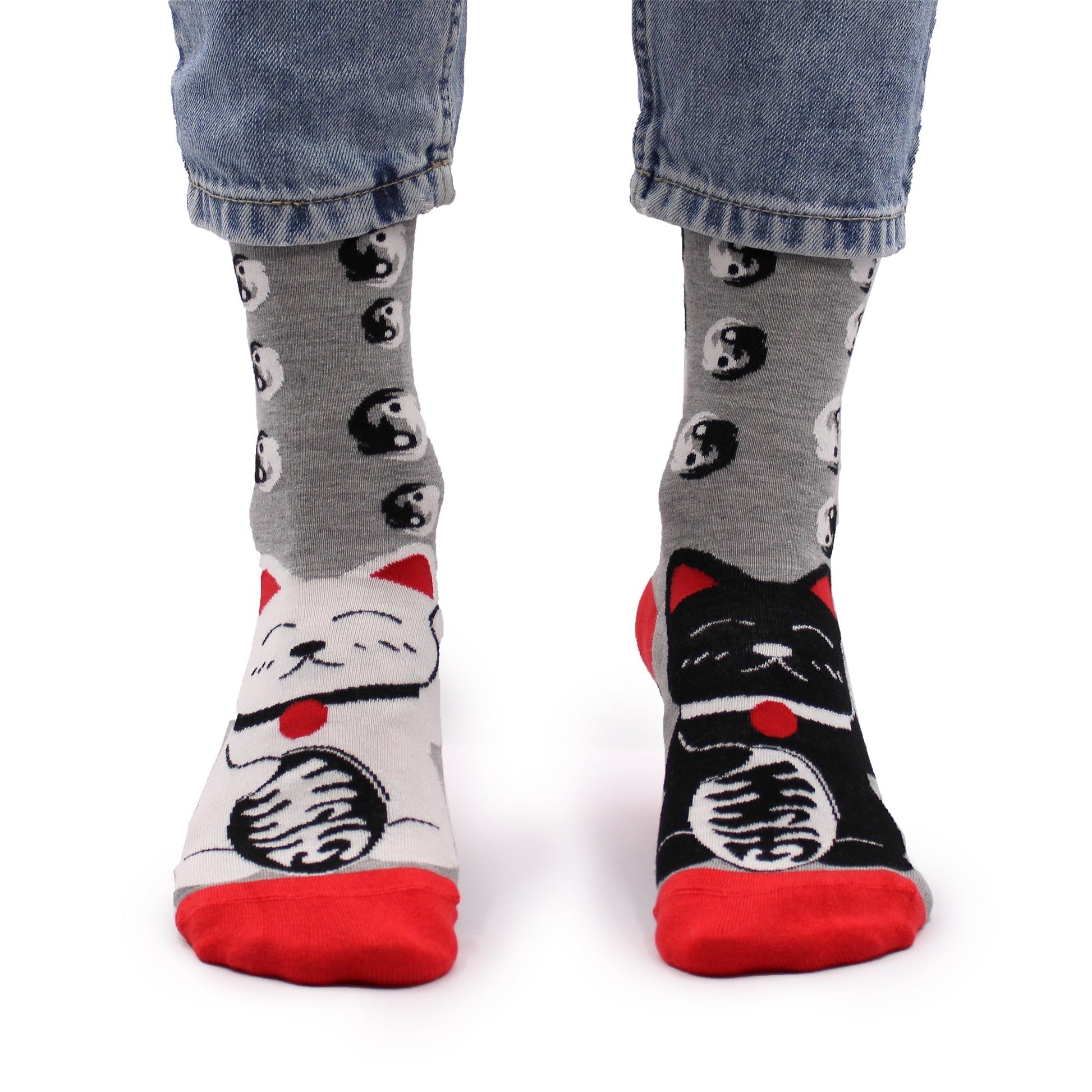 Eleanoras Lucky Cats Hop Hare Bamboo Socks Socks