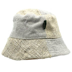 Eleanoras Patched Hemp & Cotton Boho Festival Hat - Natural Hats