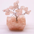 Eleanoras Rose Quartz Mini Gemstone Tree On Orgonite Base Crystals