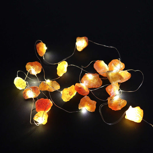 Eleanoras Orange Jade Gemstone Enchantment Lights 