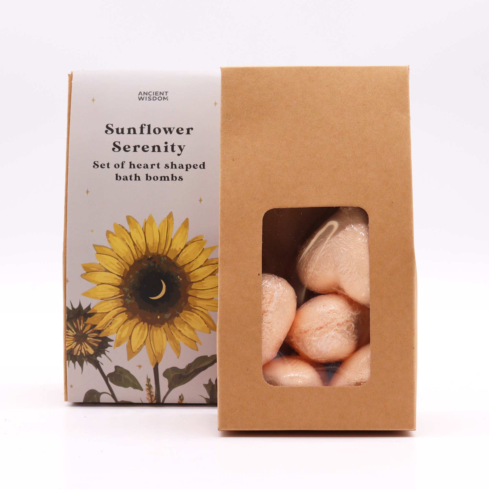 Eleanoras Sunflower Serenity Bath Heart Gift Set 