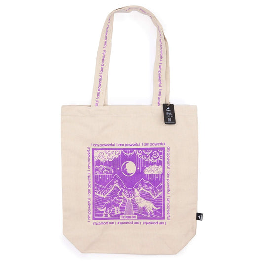 I AM POWERFUL HOP HARE TOTE BAG TOTES & SHOPPING BAGS from Eleanoras