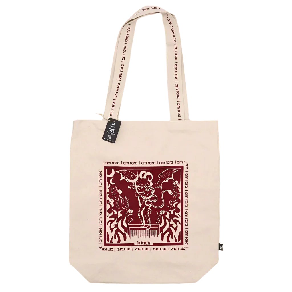 Eleanoras I Am Rare Hop Hare Tote Bag Totes & Shopping Bags