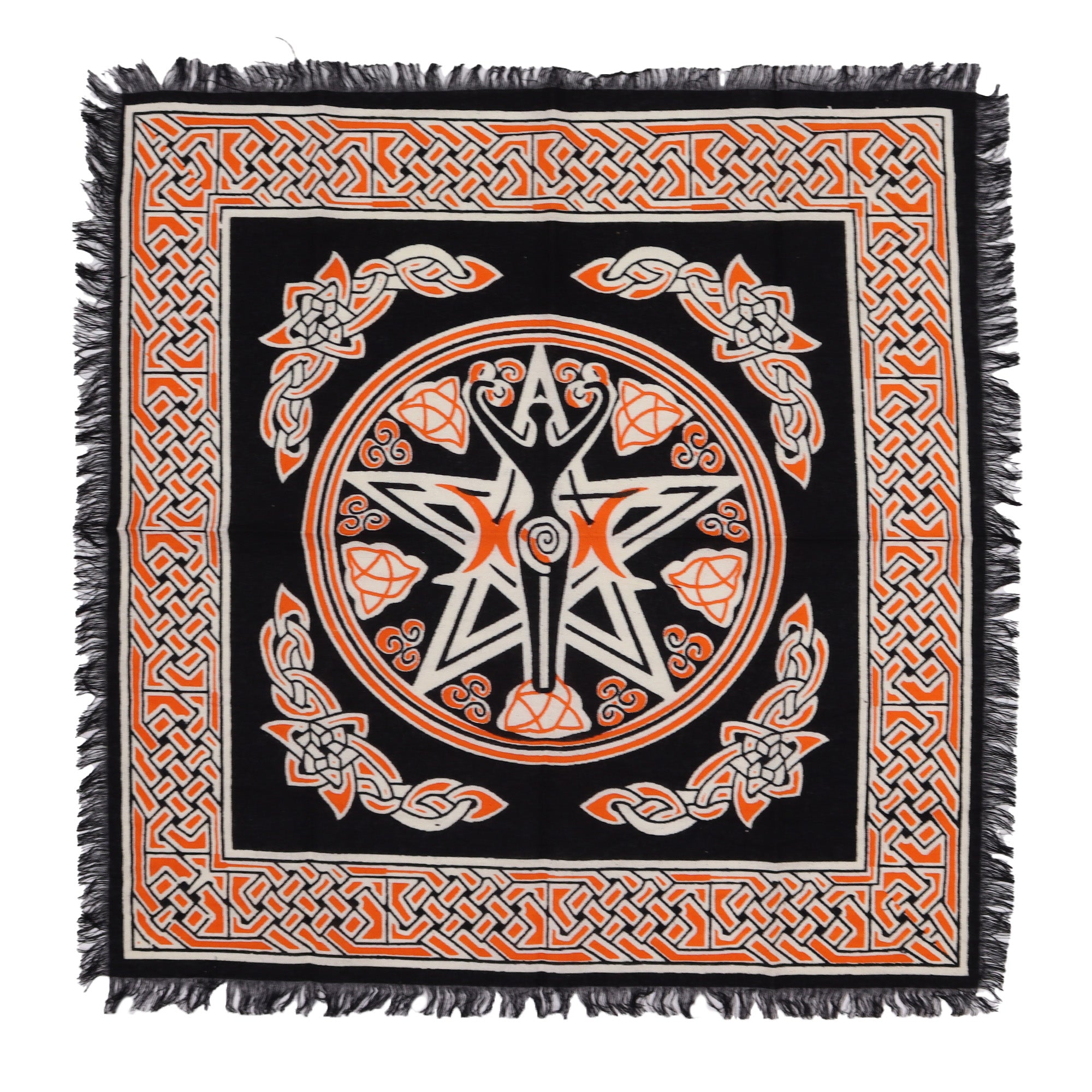 Eleanoras Earth Mother Esoteric Fringed Altar Cloth 