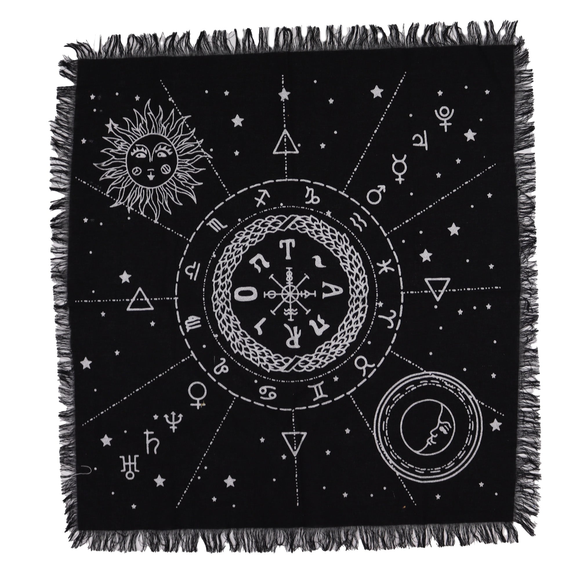 Eleanoras Moon & Sun Chart  Altar Cloth 