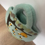 Eleanoras Tree and Beehive Felted Bag Bags & Purses