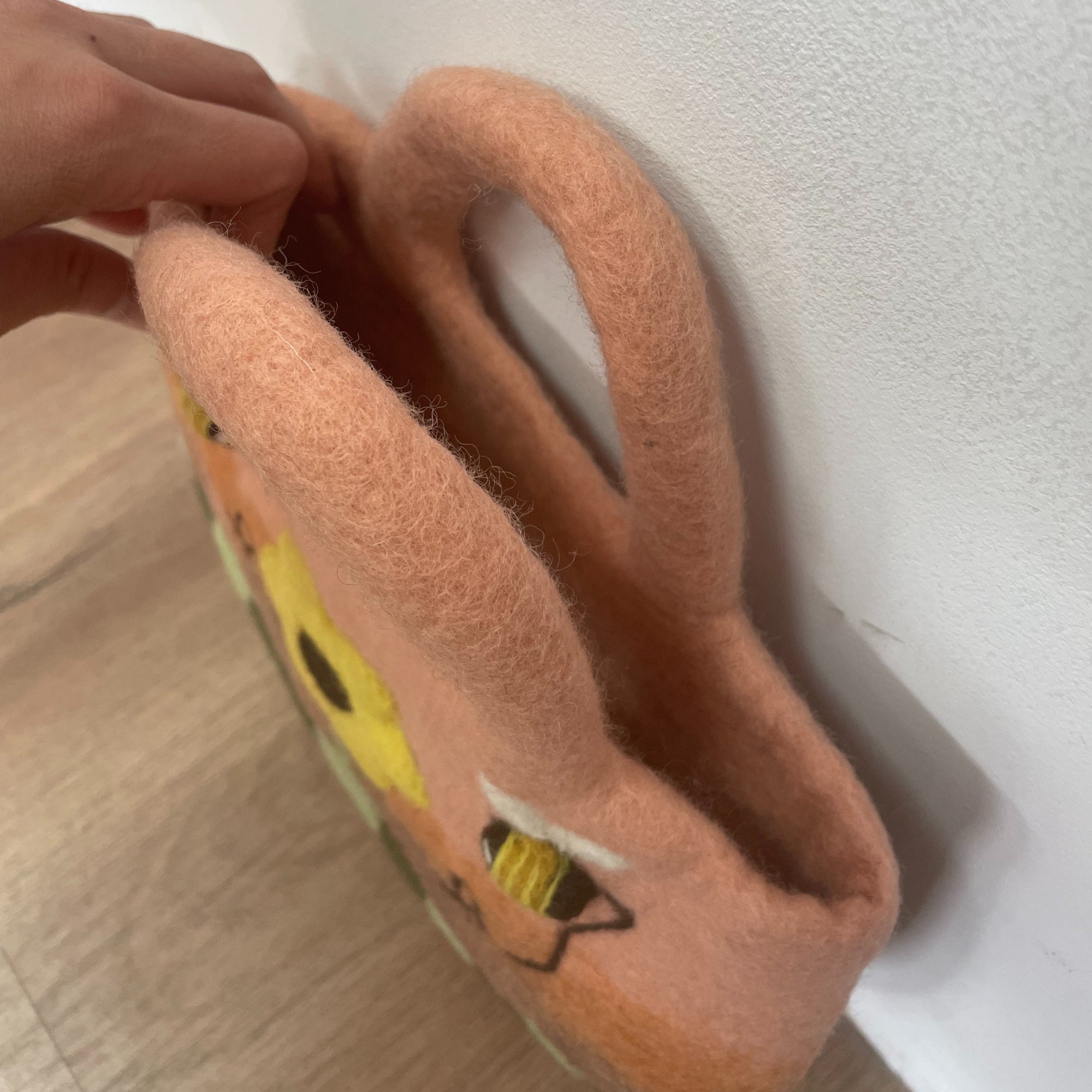 Eleanoras Sun Flower & Bees Felted Bag Bags & Purses