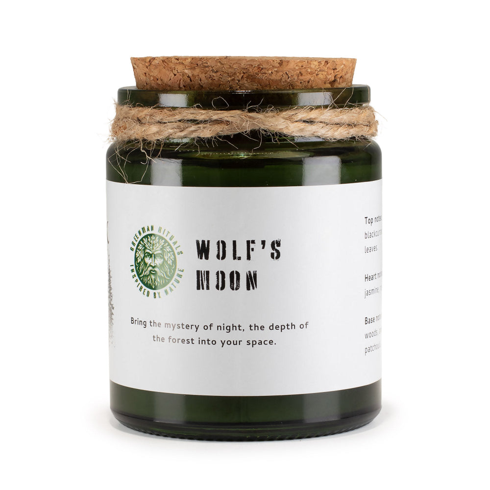 Greenman Wolf's Moon Soy Candle