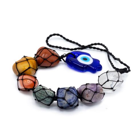 Hansa Hanging Chakra Stone Pendant