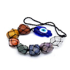 Hansa Hanging Chakra Stone Pendant