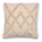 Cream Lux Criss-Cross Classic Cushion Cover
