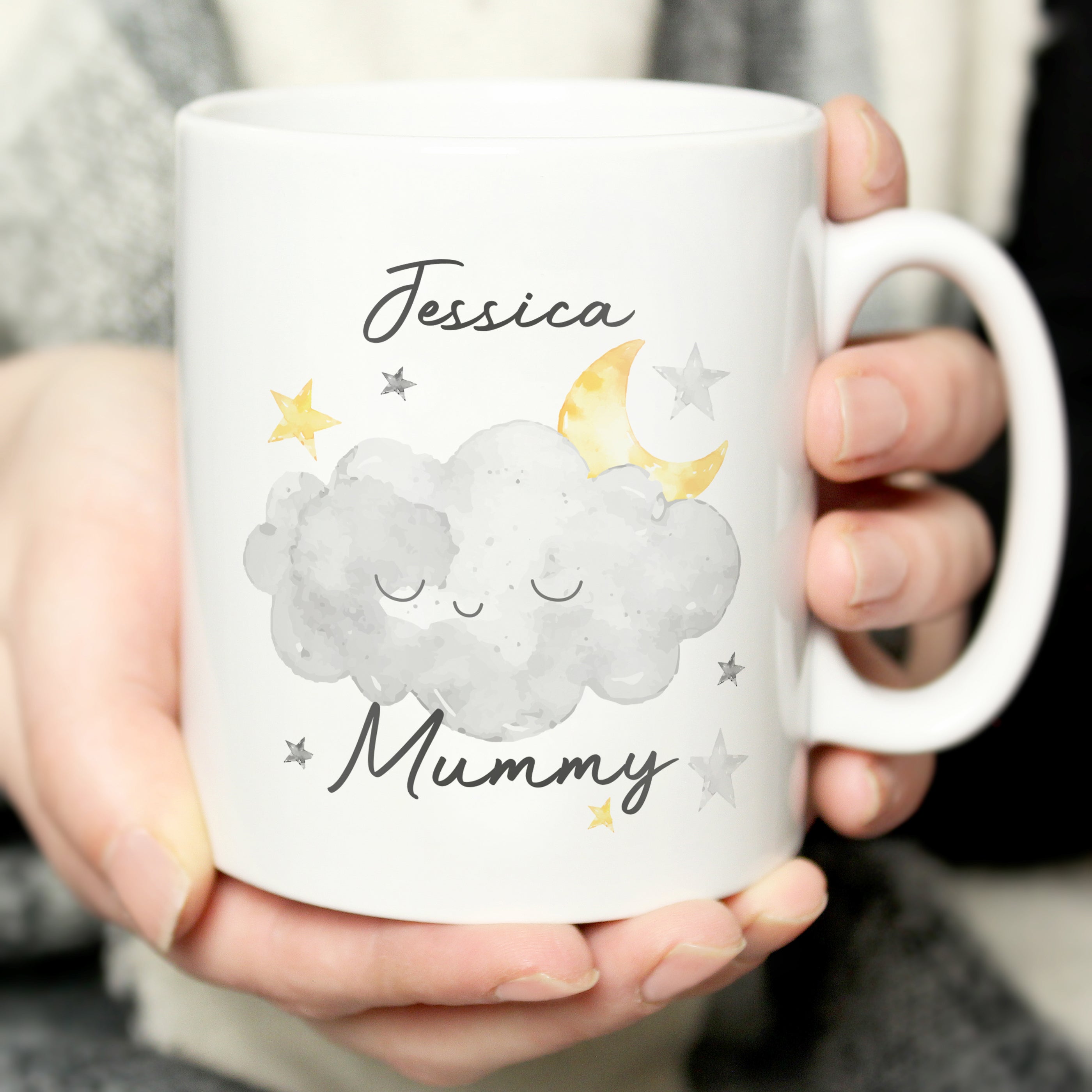 Eleanoras Personalised Mummy Cloud Mug Mugs