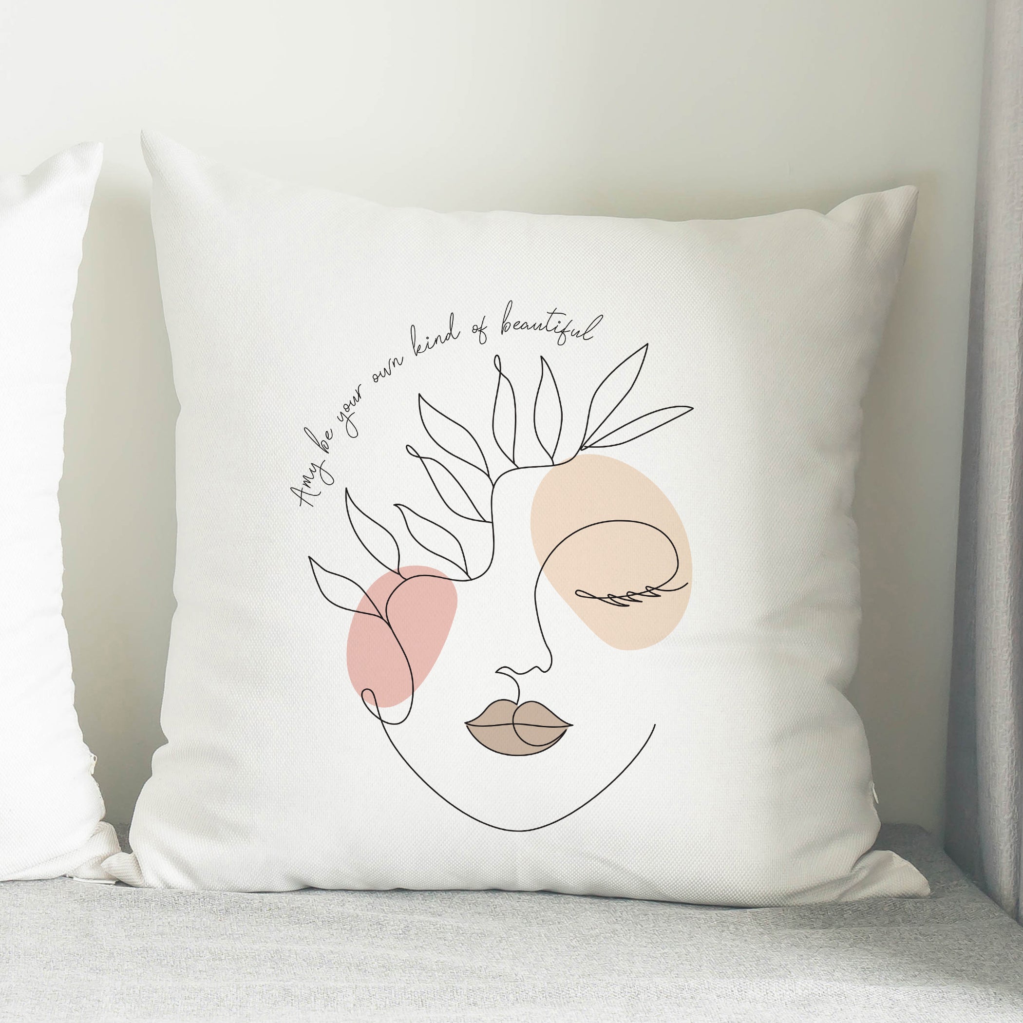 Eleanoras Personalised Grace Line Art Cushion Cushions & Covers