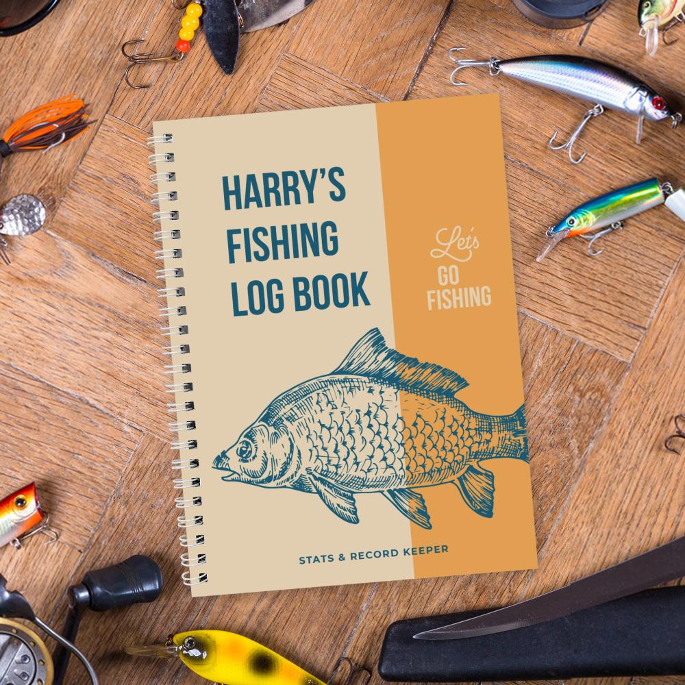 Eleanoras Personalised A5 Fishing Log Book Books