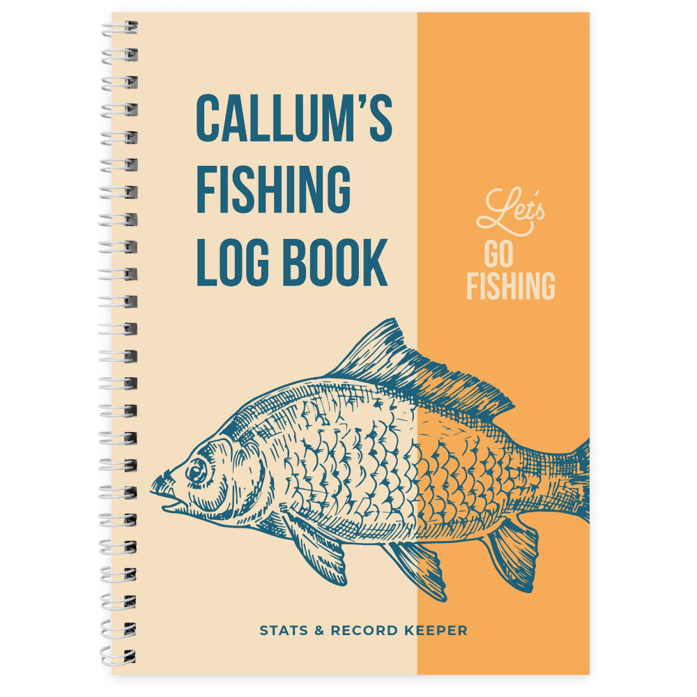 Eleanoras Personalised A5 Fishing Log Book Books