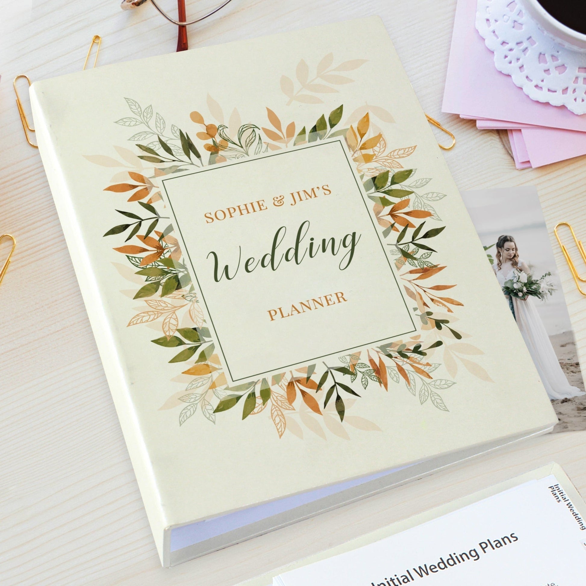 Eleanoras AUTUMNAL PERSONALISED WEDDING PLANNER Planners & Organisers