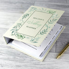 Eleanoras Personalised Botanical Border Wedding Planner 