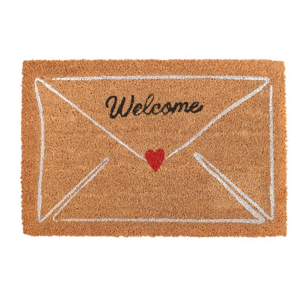 Natural Love Letter Valentine's Day Doormat