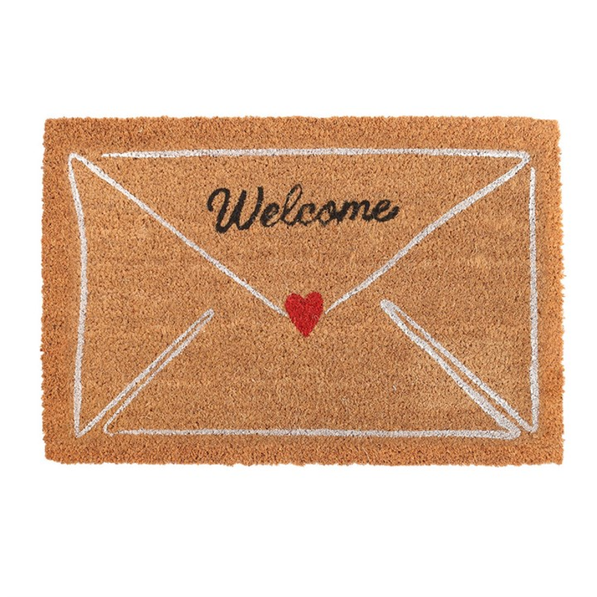Natural Love Letter Valentine's Day Doormat