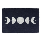 Dark Blue Moon Phase Doormat