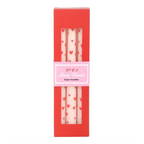 Set of 3 Love Heart Taper Candles
