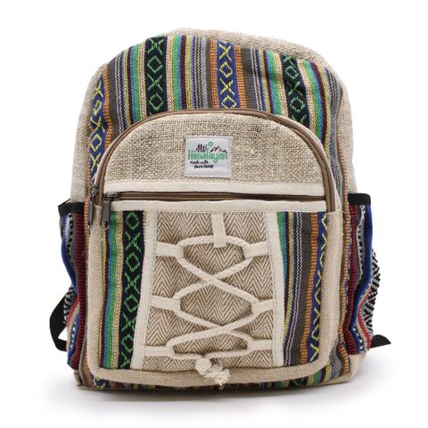 Rope & Pockets Style Small Backpack