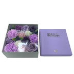 Lavender Rose & Carnation Square Box