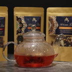 Round Pearl Glass Infuser Teapot  400ml