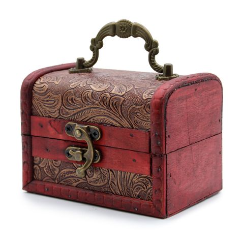 Floral Embossed Colonial Box