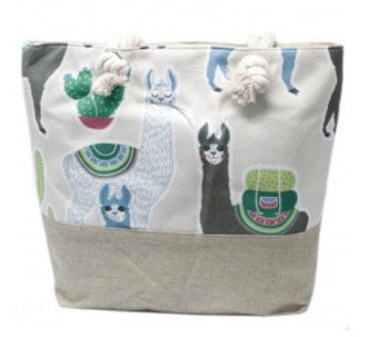 Llamas Rope Handle Bag