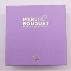 Baby Blessings Blues Soap Flower Gift Square Box