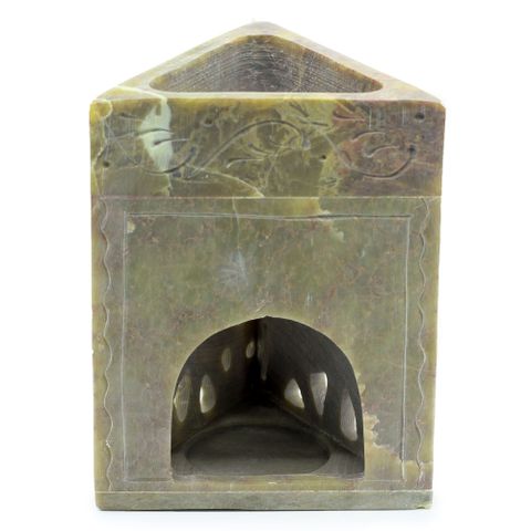 Elephant Triangle Soapstone Oil Burner