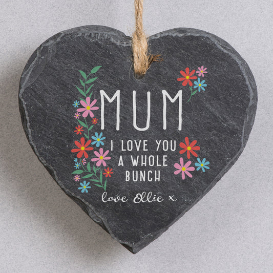 Eleanoras MUM I LOVE YOU HANGING SLATE SIGN SIGNS & PLAQUES