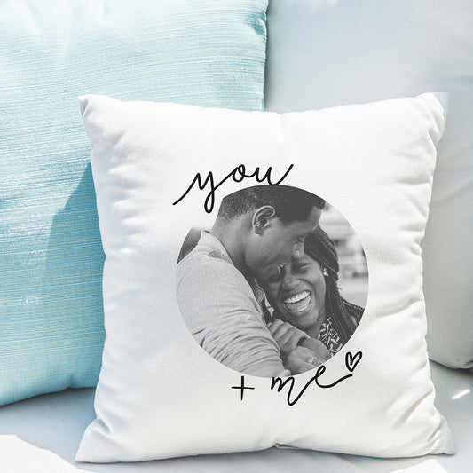 Personalised You & Me Photo Cushion CUSHIONS & PILLOWS from Eleanoras