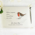 Eleanoras Personalised Robins Appear Guest Book Photo Frames, Albums & Guest Books