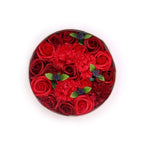 Classic Red Roses Round Box