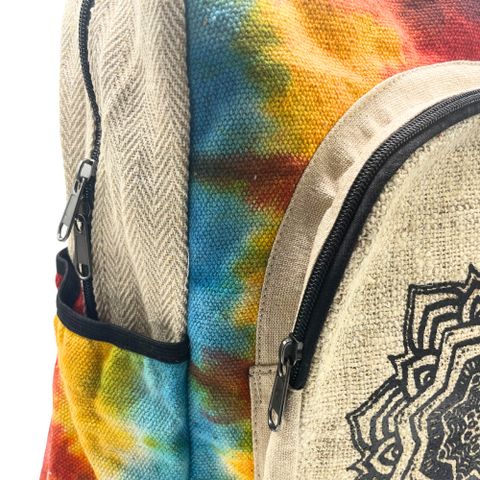 Mandala Hemp Large Backpack