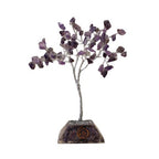 Amethyst Gemstone Tree with Orgonite Base - 80 Stone